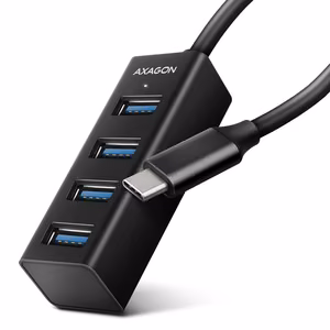 Axagon USB-C 4-Port Mini Hub 0.2m HUE-M1C