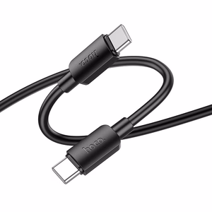 Hoco USB-C - USB-C -kaapeli 3A 60W 1 m X96 musta