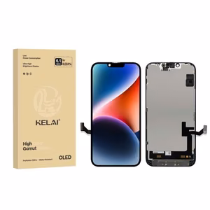 Apple iPhone 14 näyttö kosketuslasilla, KELAI OEM Soft OLED (Removable IC)