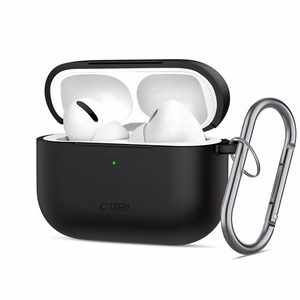 Tech-Protect Silikoninen Hook Suojakuori AirPods Pro 3 -lle - musta