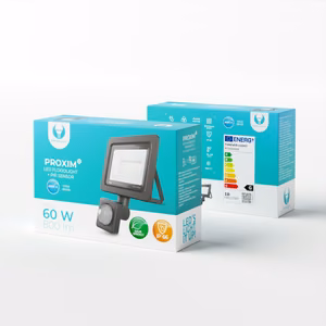 Forever Light LED Floodlight Proxim II 10W 6000K PIR IP66