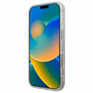 Guess IML 4G MagSafe Suojakuori iPhone 16 Pro Max:lle - Vaaleanpunainen