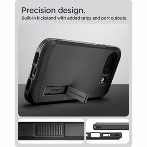 Spigen Tough Armor Mag MagSafe -suojakuori Google Pixel 10A:lle - musta