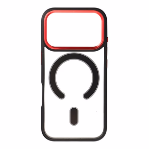Suojakuori iPhone 17 PRO:lle Color Edge Mag Cover yhteensopiva MagSafe musta-punainen
