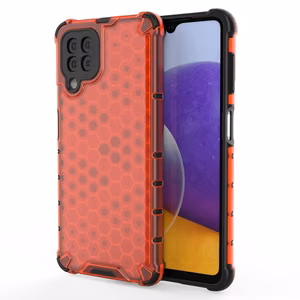 Honeycomb Asia panssari kansi TPU puskuri Samsung Galaxy A22 4G punainen