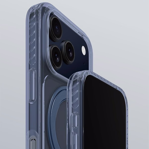 AmazingThing Titan Pro MagSpin Suojakuori iPhone 17 Pro Max:lle MagSafe-yhteensopiva - sininen