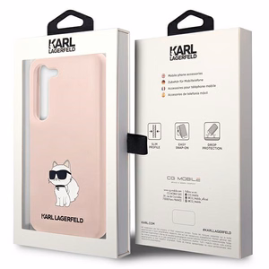 Karl Lagerfeld KLHCS23MSNCHBCP S23+ S916 kovakuori vaaleanpunainen/vaaleanpunainen Silikoninen Choupette