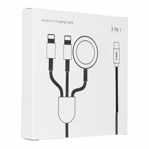 Kaapeli (m) 3in1 Type C - Lightning / Type C / Apple Watch 3W 2A C3169 1,2 m - valkoinen (m)