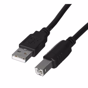 Lanberg CA-USBA-10CC-0018-BK USB kaapeli USB 2.0 1,8 m USB B musta