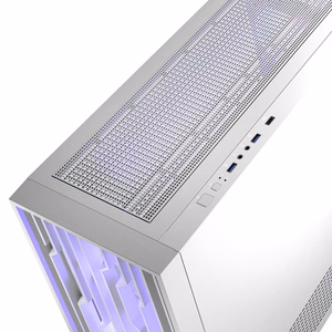 MODECOM VOLCANO PERUN APEX ARGB MIDI -tietokonerunko, valkoinen