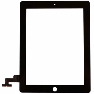Kosketusnäyttö yhteensopiva Apple iPad 2 musta HQ2