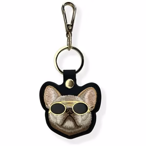 Nimmy Glasses Cool Dog Tracker/Avaimenperan Suojakuori - musta