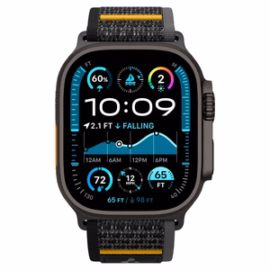 Spigen Athlex Air Apple Watch 6/7/8/9/10/SE/Ultra 1/2 (44/45/46/49 mm) Active musta