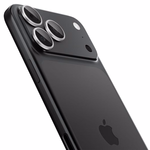 Spigen Optik Pro GLAS.TR EZ FIT kamerasuoja 2 kpl iPhone 16 Pro / Max / 17 Pro / Max:lle - Hopeinen