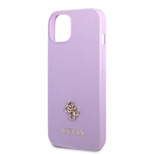 Guess GUHCP13SPS4MU iPhone 13 mini 5.4" violetti/violetti kovakuori Saffiano 4G Small Metal Logo