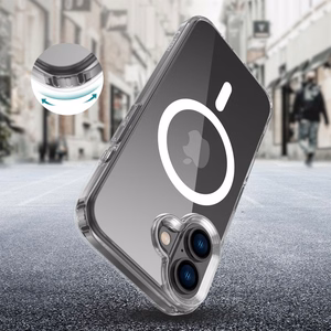 Tech-Protect FlexAir Hybrid MagSafe Suojakuori iPhone 16:lle - läpinäkyvä