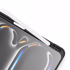 Dux Ducis Toby Suojakuori kansiosella ja jalustalla iPad Pro 11 2024:lle - musta