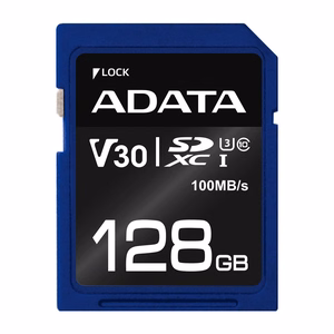 ADATA 128GB SDXC V30 -muistikortti ASDX128GUI3V30S-R
