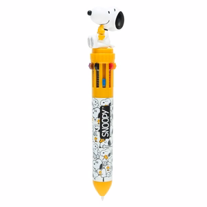 Snoopy Lazy Days automaattinen 10-värinen kuulakärkikynä 3D-koristeella