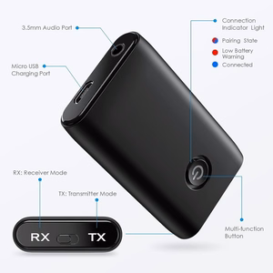 Bluetooth-sovitin 2 in 1 lähetin / vastaanotin