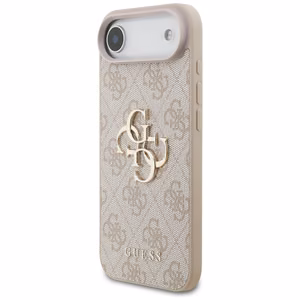 Guess 4G Big Logo Suojakuori iPhone 17 Air:lle - Vaaleanpunainen