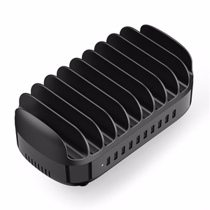 Orico DUK-10P-V1 älylatausasema 10 x USB-A - musta