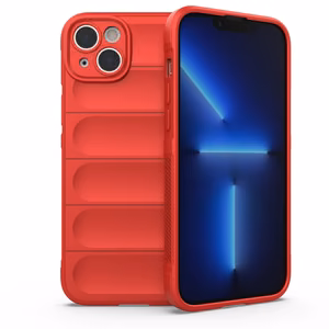 Magic Shield Case kotelo iPhone 14 Plus joustava panssaroitu kansi punainen