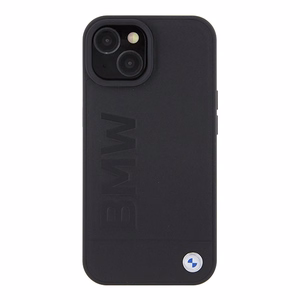 BMW BMHMP15SSLLBK iPhone 15 6,1 musta/musta Magsafe kovakuori Signature Logo Imprint