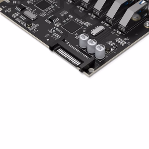Orico PVU3 PCIe-laajennuskortti 7 USB 3.0 -liitännällä pöytätietokoneisiin – musta