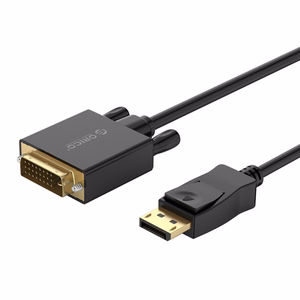 Orico XD-DTD DisplayPort–DVI, 4K-kaapeli, 2 m – musta