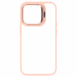 Tel Protect Kickstand Suojakuori + kameran lasi (linssi) iPhone 11 Pro Max:lle vaaleanpunainen