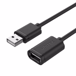 UNITEK Y-C417GBK USB-kaapeli USB 2.0 3 m USB A Musta