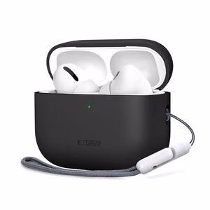 Tech-Protect Silikoninen Suojakuori AirPods Pro 3 -lle - musta