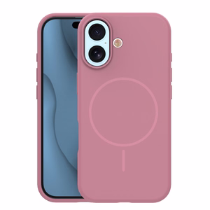 Silicone Thin Mag kotelo iPhone 17 6,3" ruusu