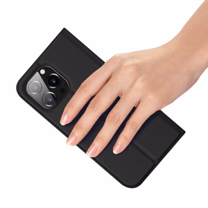 Dux Ducis Skin Pro Holster Case Flip Cover iPhone 14 Pro Max musta