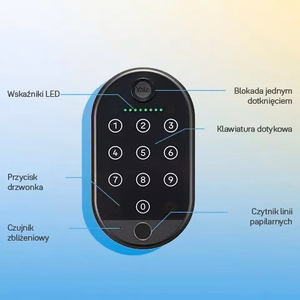 Yale 05/303000/BL Smart Keypad 2 - Numeric keypad with fingerprint reader Black