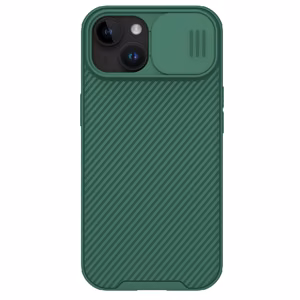 Nillkin CamShield Pro Magneettinen Suojakuori iPhone 15 Plus:lle kamerasuojalla - vihreä