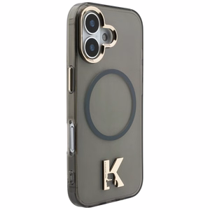Karl Lagerfeld IML K Head Logo MagSafe Suojakuori iPhone 17:lle - musta