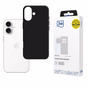 3mk Matt Case Pro Apple iPhone 17:lle - Matta musta