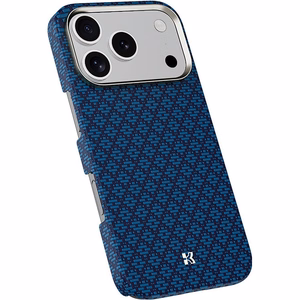 Sininen Benks Magnetic Armor Air Armor Grid 600D kevlar- ja metallikehyksinen suojakuori (C.K.FL.AP.BE.0072) malleihin iPhone 18 Pro / iPhone 17 Pro