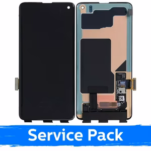 LCD Display for Samsung G973 S10 Black (Service Pack) (NF Version)