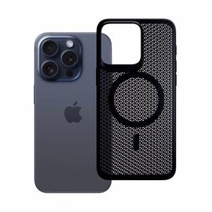 3mk COOLing MagCase Suojakuori Apple iPhone 16 Pro Max:lle - musta