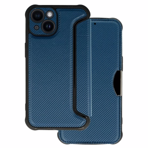 Razor Carbon Läppäsuojakuori iPhone 14:lle laivastonsininen