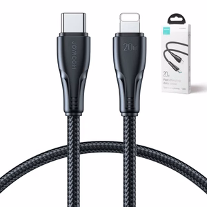 Joyroom Surpass Series A11 Lightning / USB-C 20W 1.2 m kaapeli - musta