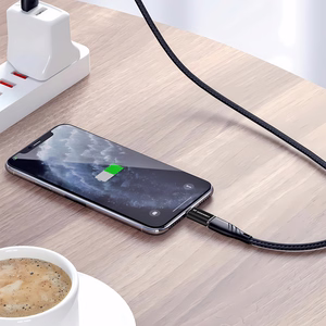 Wozinsky WALC-01 Lightning - USB-C Sovitin - Musta