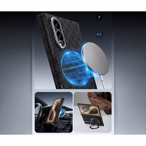 Benks Magnetic Armor Grid Air Grand Combo -suojakuori Samsung Galaxy Z Fold 8:lle, musta (C.K.FL.SA.BK.0060)