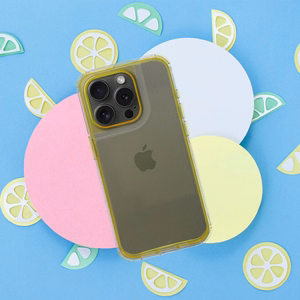 Suojakuori iPhone 17:lle Matrix Clear keltainen