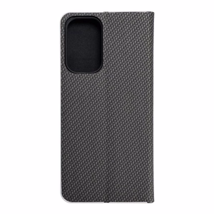 Puhelinkotelo LUNA Book Carbon SAMSUNG A23 5G - musta (m)