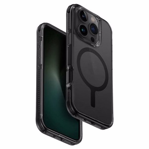 Uniq Combat kotelo iPhone 16 Pro Max 6.9" Magclick latauksella - musta