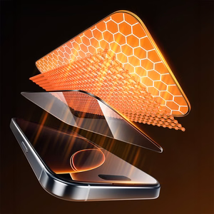 Rock Tempered glass HD Full-coverage Anti-static for Iphone 17 Pro Max